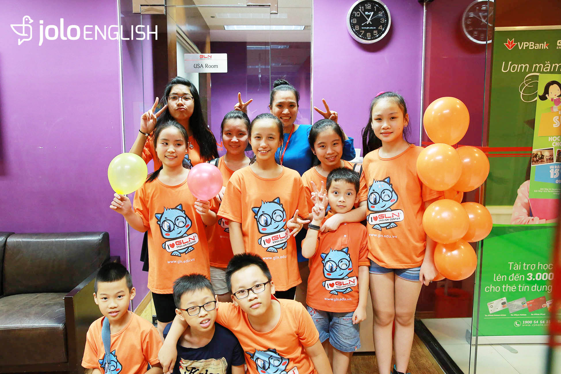 lop tieng anh cho thieu nien