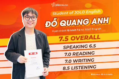 Học Viên Đỗ Quang Anh: Chinh Phục IELTS 7.5 Khi Đi Làm