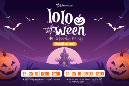 Khám Phá Halloween Cùng JOLO English - Học Tiếng Anh Trong Không Khí Lễ Hội Đầy Màu Sắc!