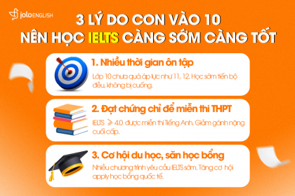 3 lý do học sinh vào 10 nên học IELTS 3 lý do học sinh vào 10 nên học IELTS