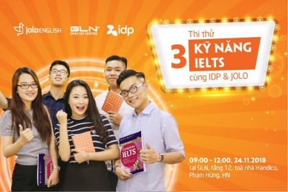 Ky thi thu ielts do idp jolo to chuc thi-thi-ielts-idp-thang-11-2018