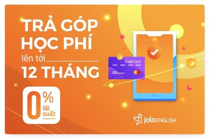 hoc tieng anh tra gop 12 thang