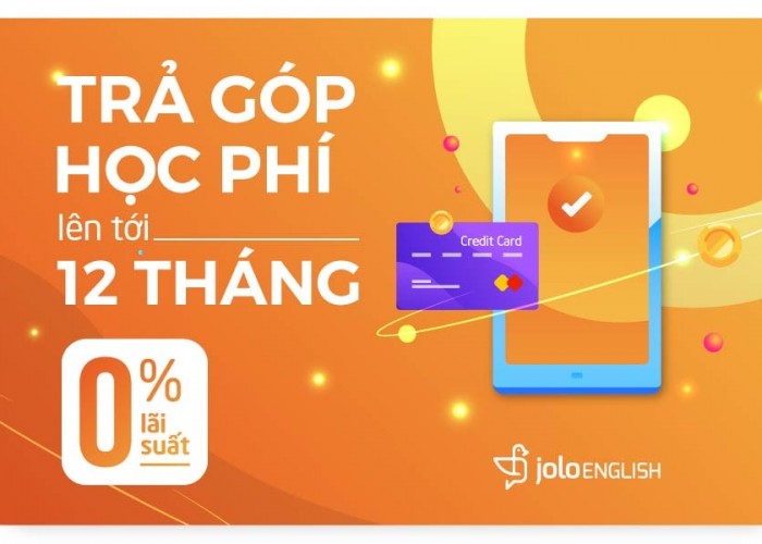 hoc tieng anh tra gop 12 thang