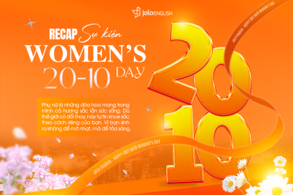 Cùng Nhìn Lại Ngày 20/10 Đặc Biệt Tại JOLO English