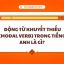 Động Từ Khuyết Thiếu (Modal Verb) Trong Tiếng Anh Là Gì ?