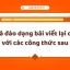 Phá Đảo Dạng Bài Viết Lại Câu Với Các Công Thức Sau